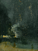 Nocturne in Black and Gold: The Falling Rocket by James Whistler