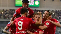 FC Twente knokt zich in verlenging naar gelijkspel in Stockholm en treft nu Riga FC